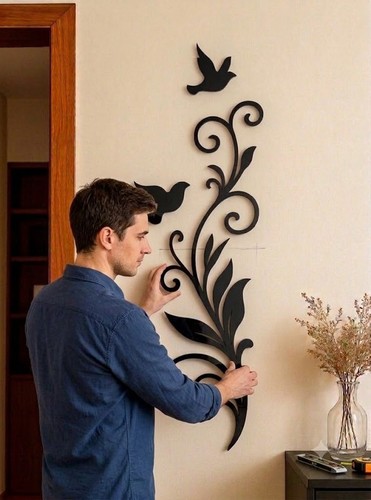 Bird floral wall art - bird,