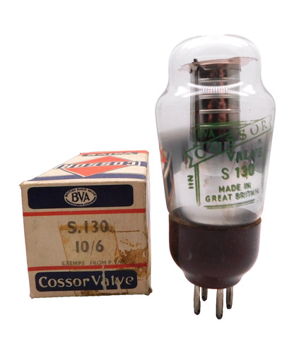 Cossor s130 valve tube - cossor,