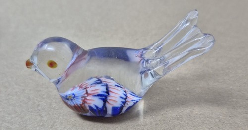 Murano glass bird - bird, figurine/