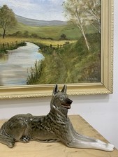 Russian Ceramic Dog Figurine