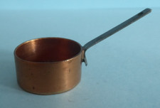 GRAHAM WOOD, vintage, large COPPER PAN,  1:12TH dolls house collector