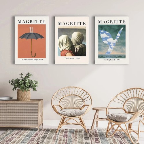 René magritte set - rené,