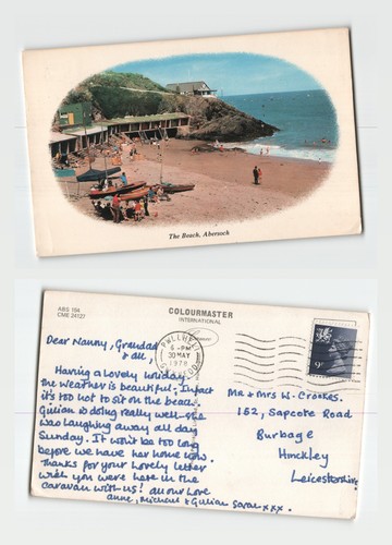 Postcard the beach abersoch - the,