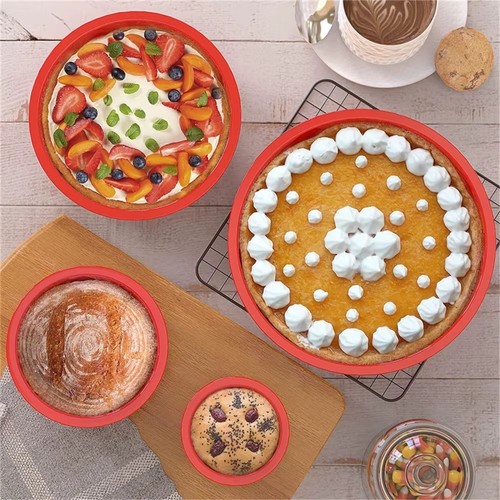 Round silicone cake - silicone,
