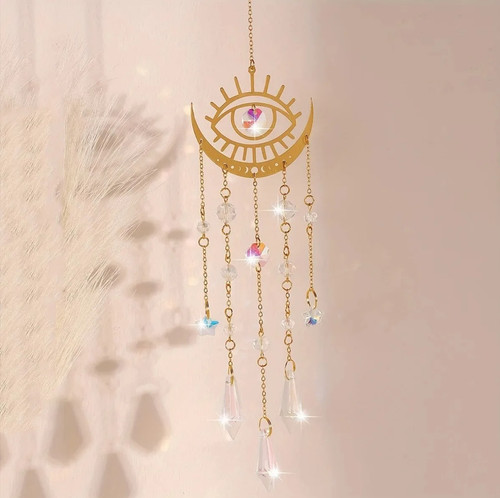 1pc gold flame - gold, moon