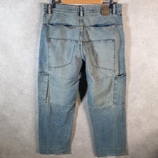 Vintage Ecko Unltd. Denim Y2K Hip Hop Jeans Mens W32 L32 Blue Wide Leg