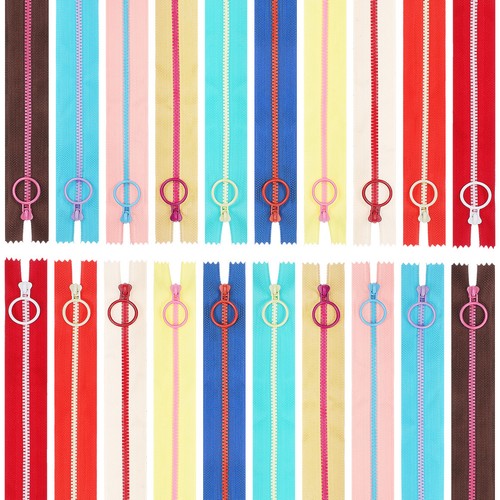 20pcs colorful sewing zippers - 20pcs,