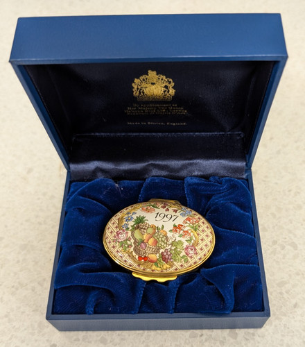 Halcyon days enamel - enamel, box