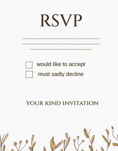Rsvp wedding party - rsvp,,