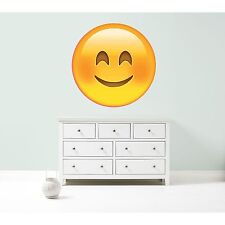 Emoji smiley face giant vinyl wall car sticker decal 5size bedroom school office