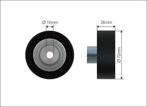 New deflection guide - new, pulley