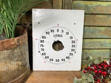 Vintage Enamel Petrol Pump