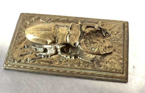Antique gilt bronze brass desk - gilt,