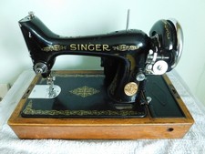 Vintage Singer 15K Knee Control Electric Sewing Machine Y9635490 1923