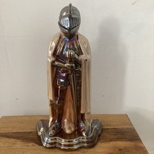 Vintage Cast Iron Fireplace Companion Set Tidy In The Form of a Knight