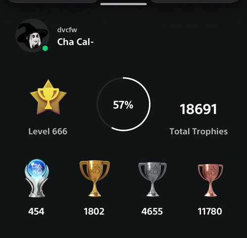 666 trophy level playstation - |,