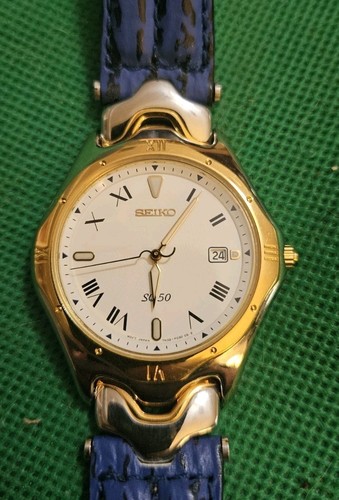 Seiko 7n32 f010 date - sq,