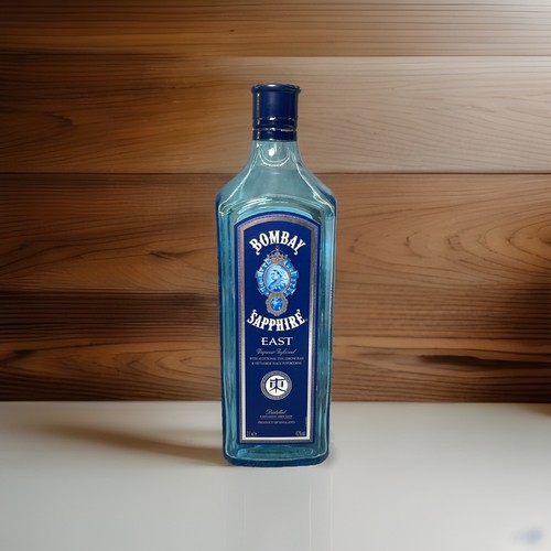 Empty bombay sapphire east - bombay, gin