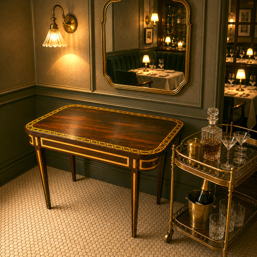 Antique french rosewood gilt - antique,