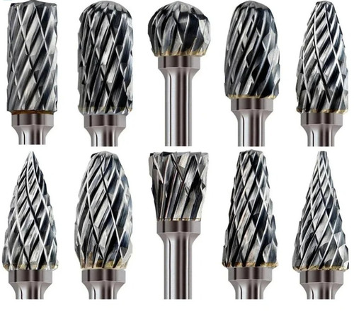 10pcs rotary burr bit - bit, tungsten
