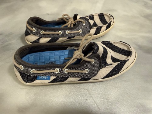 Vans boat shoes zebra - boat, zapato