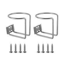 1 Pair Metal Boats Ring Cup Universal Drink Holder for Marine Yacht Truck RV Car