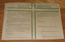 WW2 Active Service Letter