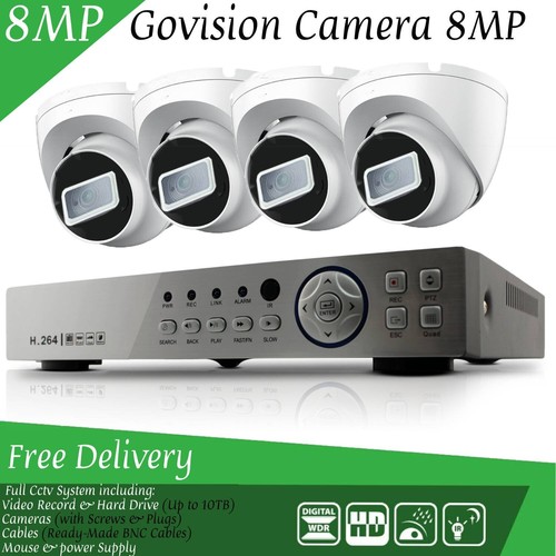 8mp cctv dvr 4ch - 8mp,