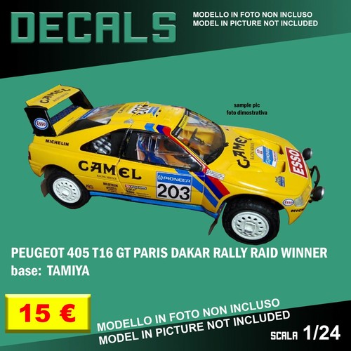 Decals repro peugeot 405 - decals,