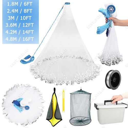 16ft throw fishing cast - throw,