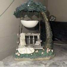 YANKEE CANDLE Hanging TREE SWING Seat TART WARMER Burner 11"