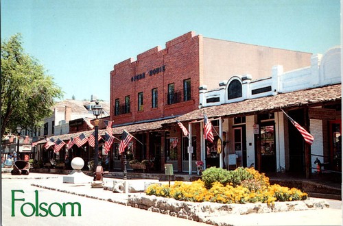 Folsom postcard historic - folsom,
