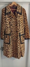Vintage 1960s/70s Ruben Torres / Astraka Of London Leopard Print Faux Fur Coat