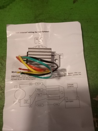 Volt pos earth dynamo - pos,
