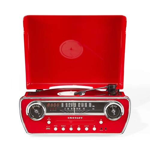 Crosley powel turntable red - crosley,