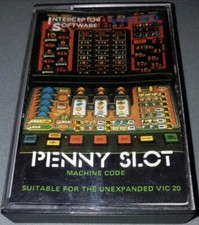 PENNY SLOT - Commodore VIC 20 Cassette / Tape - RARE INTERCEPTOR RELEASE