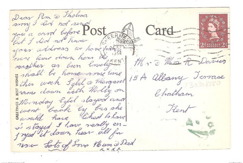 Used 1958 postage - used,