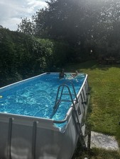 Bestway 5.5M Swimming Pool Complete With Sand Filter, Pump And Sun Spring Heater
