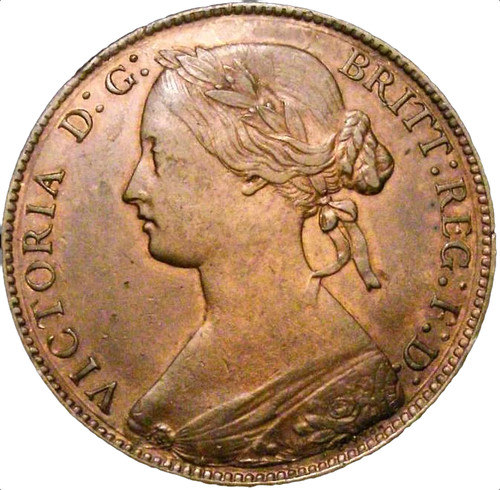 1861 penny s3954 obv 4 - penny,