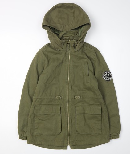 Girls green parka - h&m,