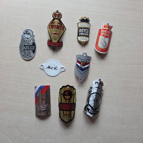 Vintage bicycle logo head - logo,