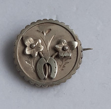 Adie & Lovekin Hallmarked Sterling Silver Sweetheart Brooch 1890s
