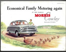 Morris Cowley 1500 1955-1958 UK Market Sales Brochure