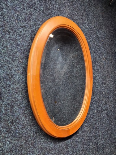 Vintage oval framed bevelled - oval,