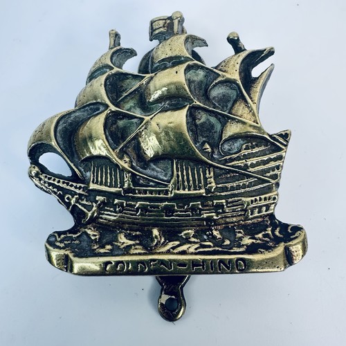 Vintage solid brass golden - solid,