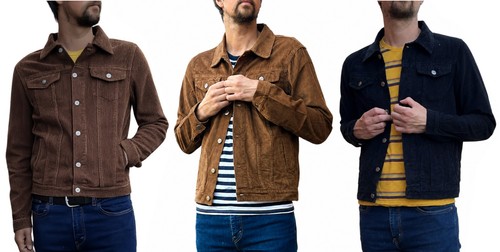 Mens retro jacket coat black - coat,
