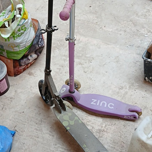 Zinc push scooter for - scooter, children