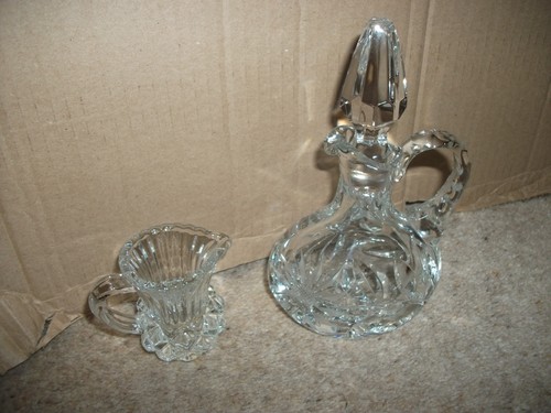Vintage cut crystal glass - crystal,