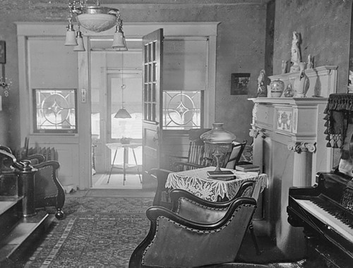 Antique glass plate negative - antique,