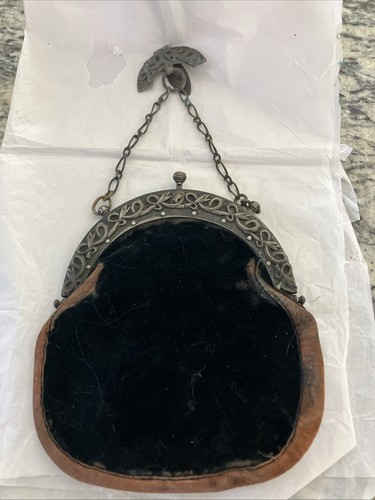 Antique chatelaine purse - antique,